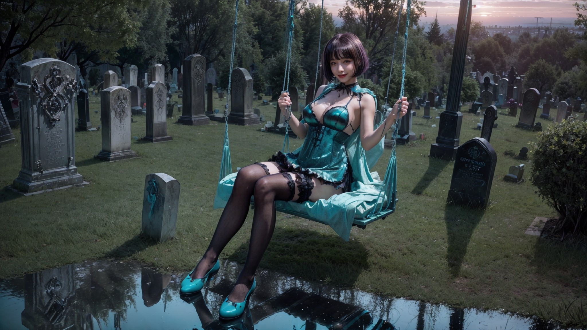 Cemetery Goth Costume