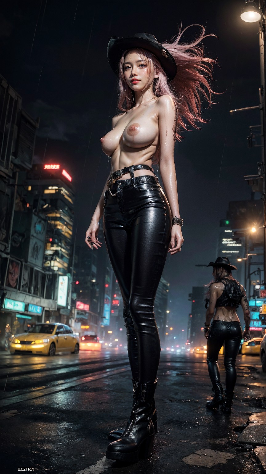 leather pants on a rainy day1
