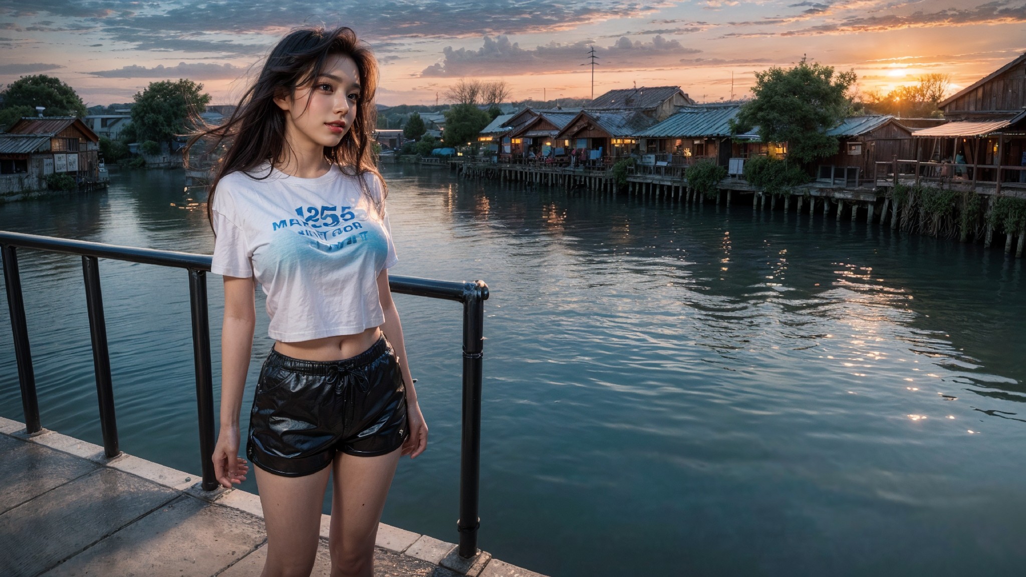 woman on the water