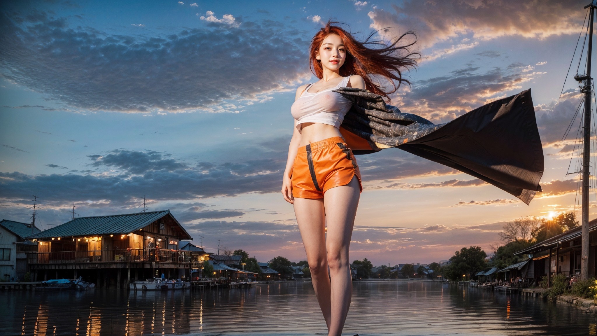woman on the water