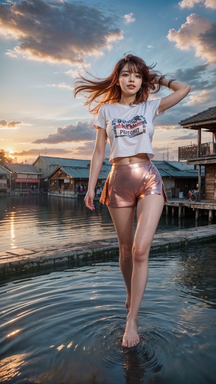 woman on the water