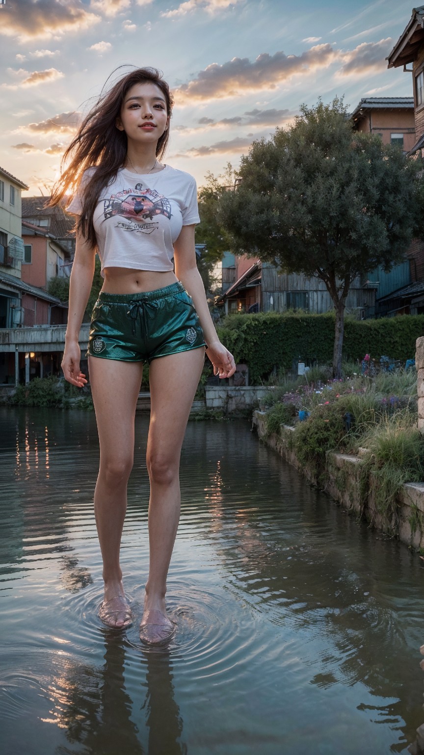woman on the water