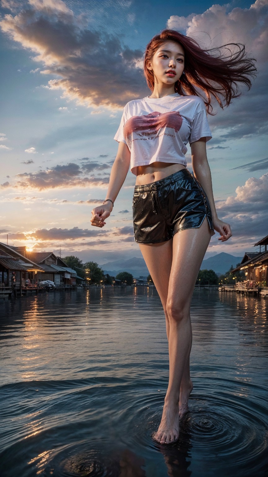 woman on the water
