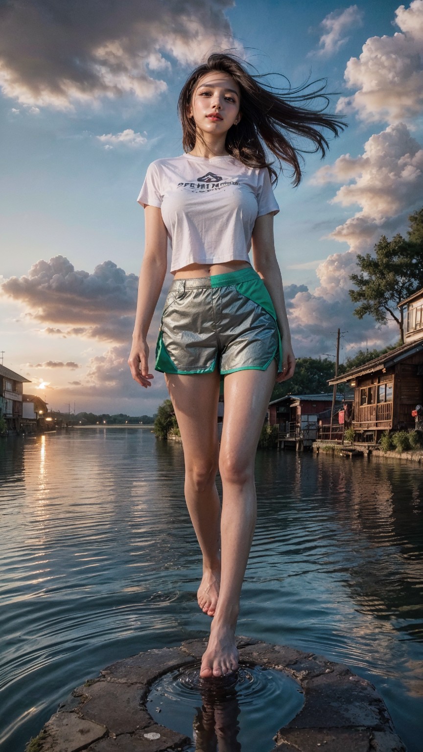 woman on the water