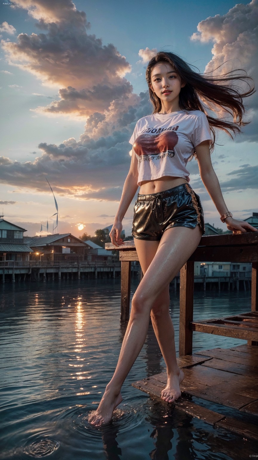 woman on the water