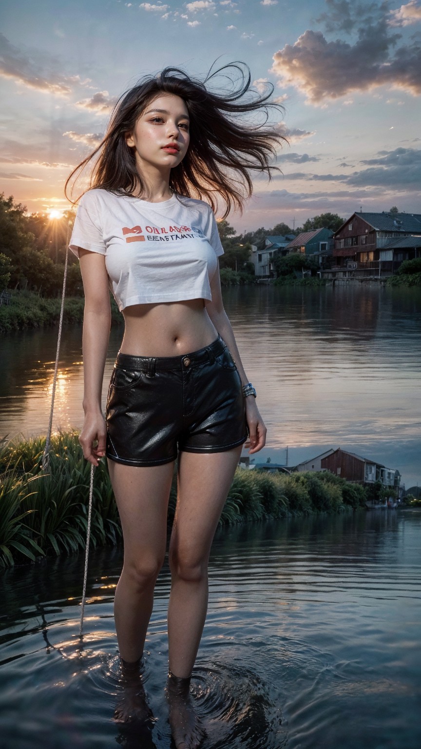 woman on the water