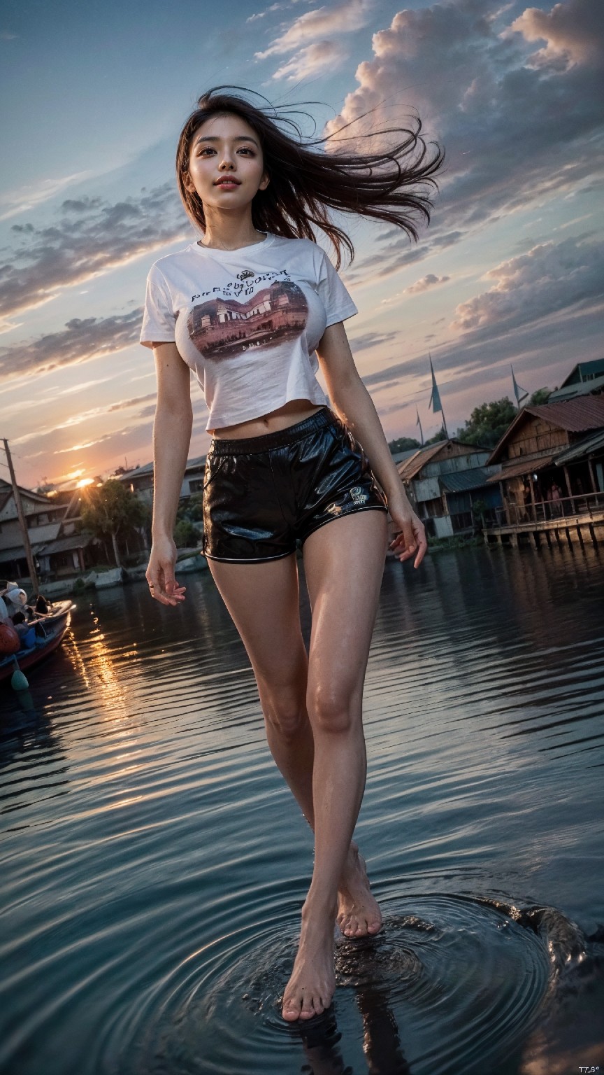 woman on the water