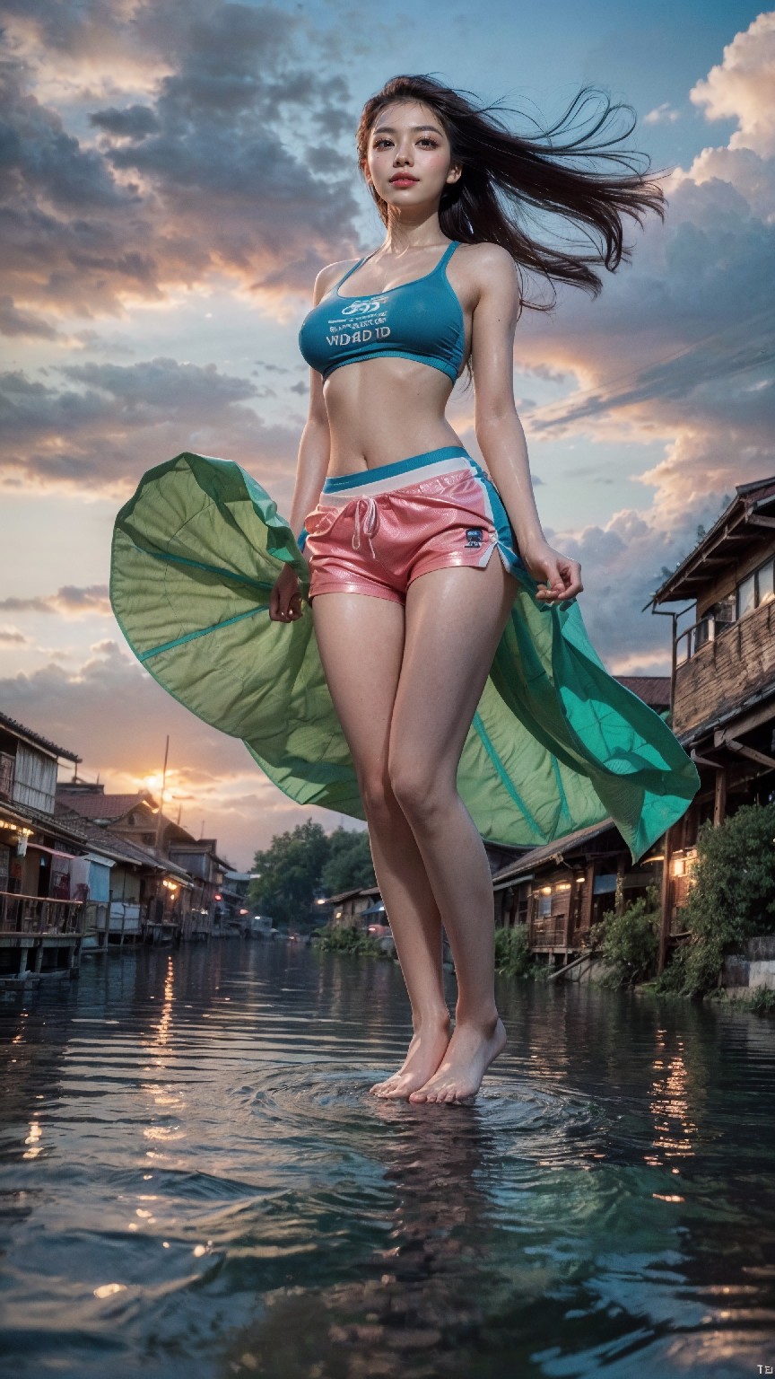 woman on the water