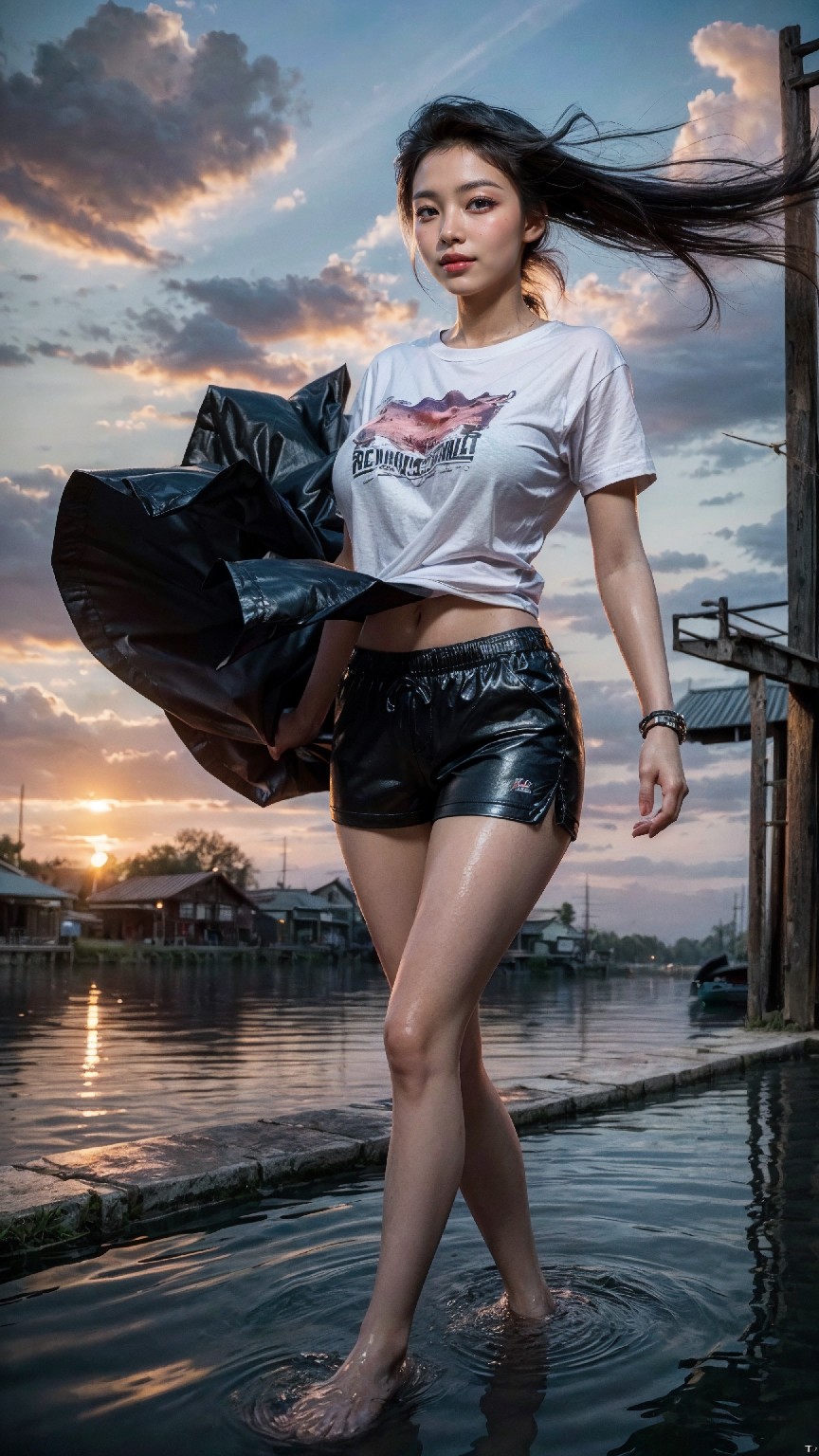 woman on the water