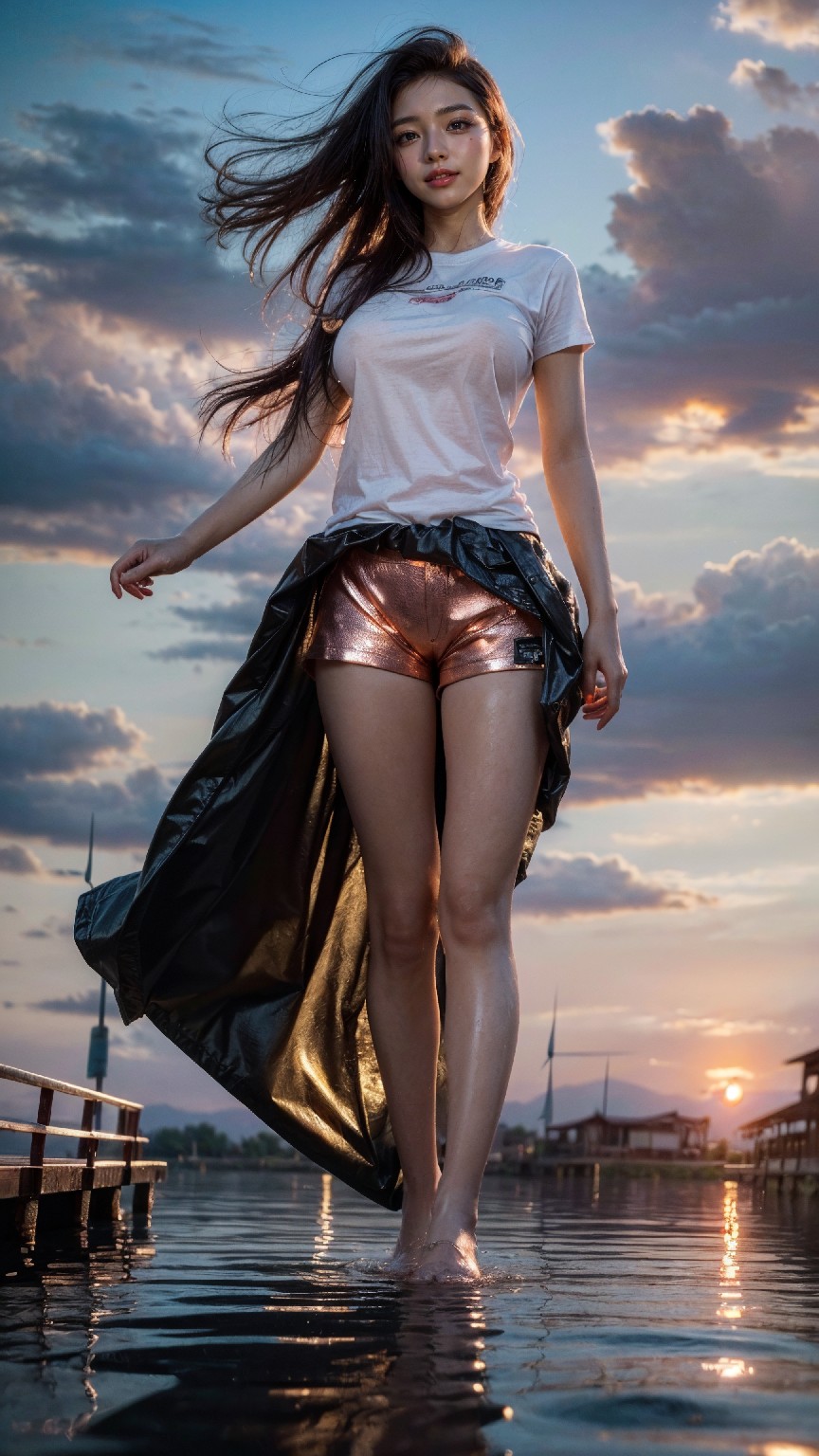woman on the water