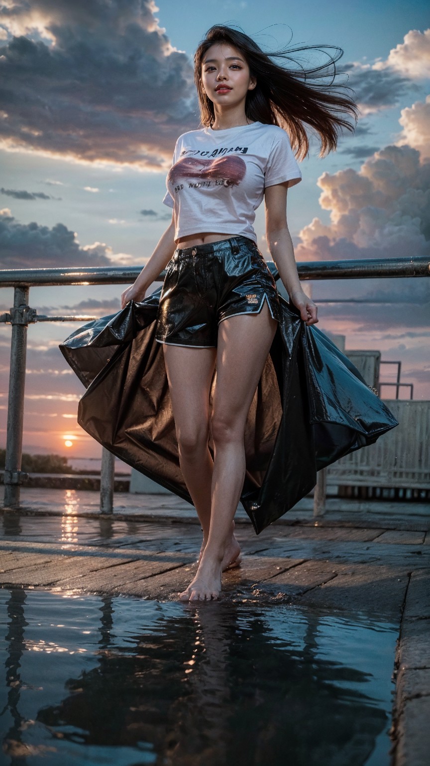 woman on the water