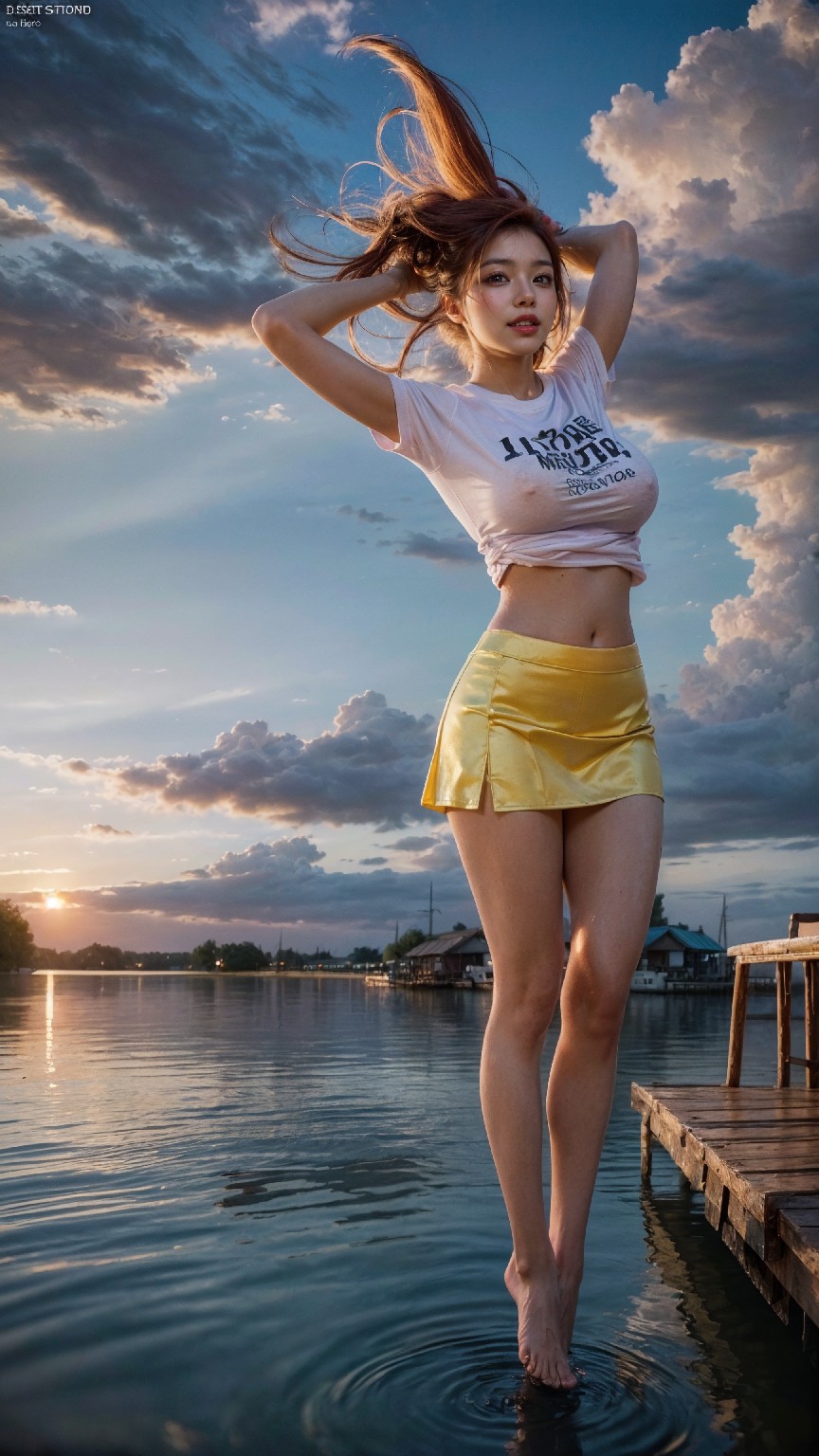 woman on the water