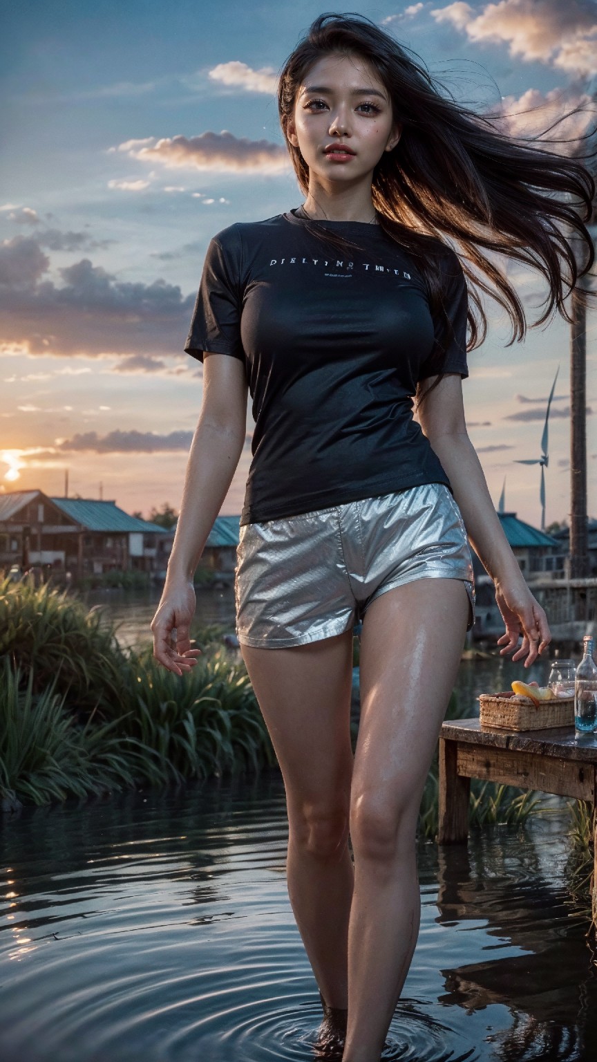 woman on the water
