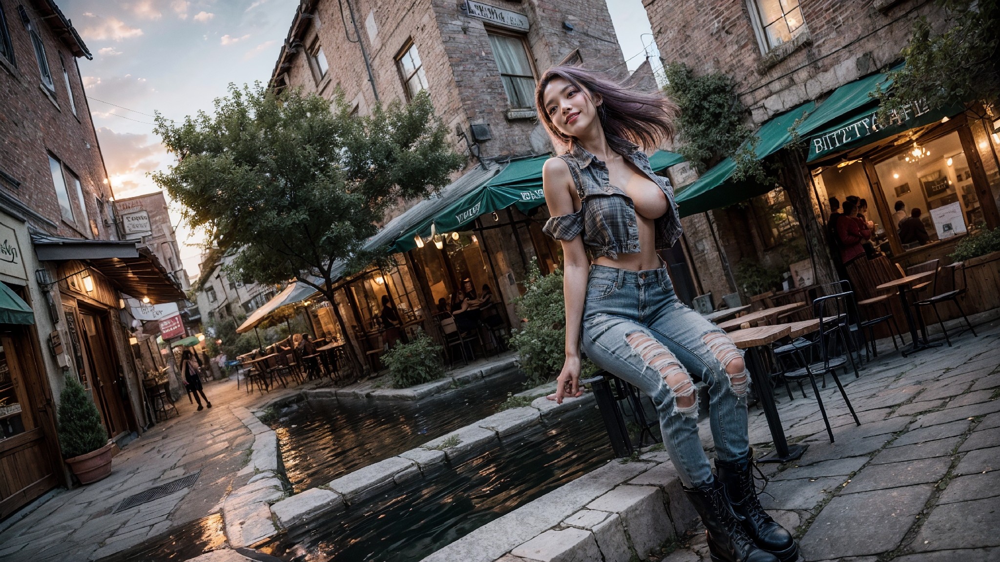 woman wearing jeans1