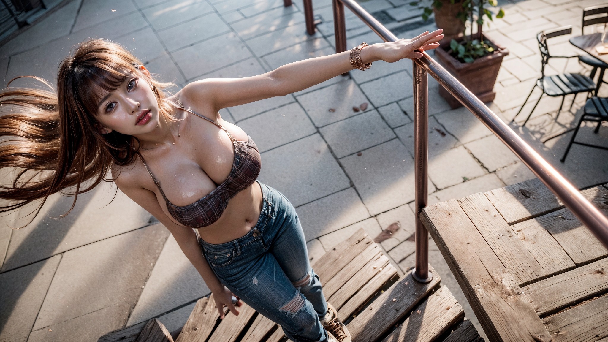 woman wearing jeans1