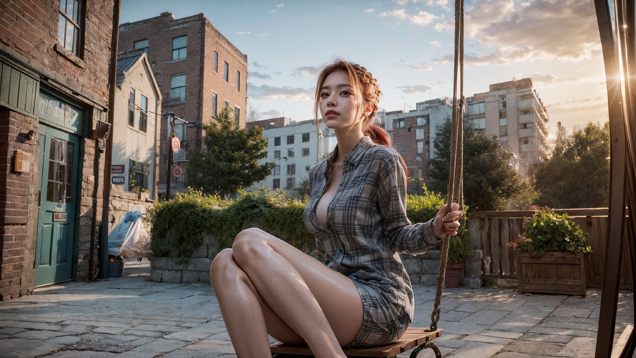 woman wearing jeans1