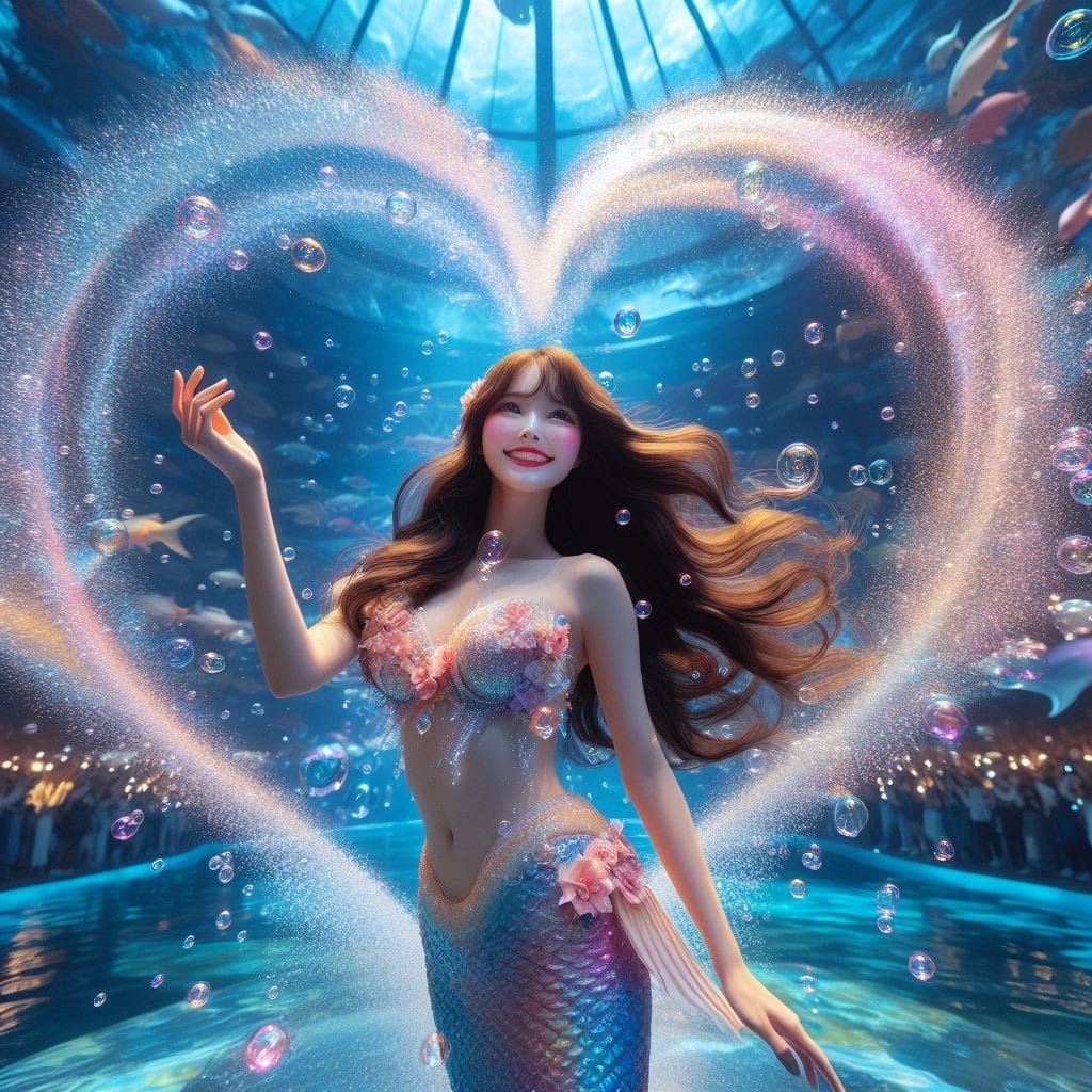 美人魚表演