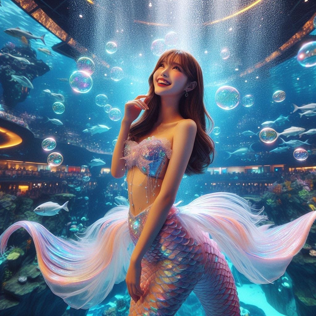 美人魚表演