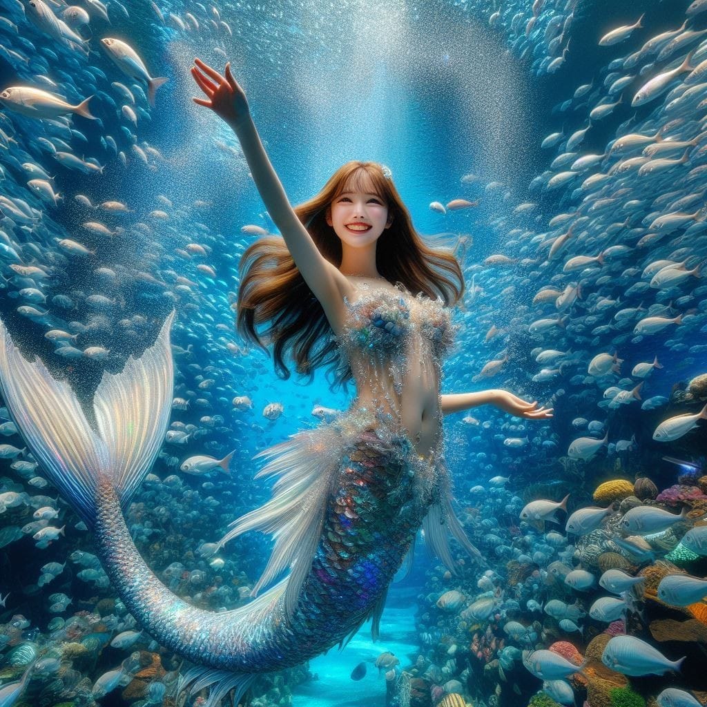 美人魚表演
