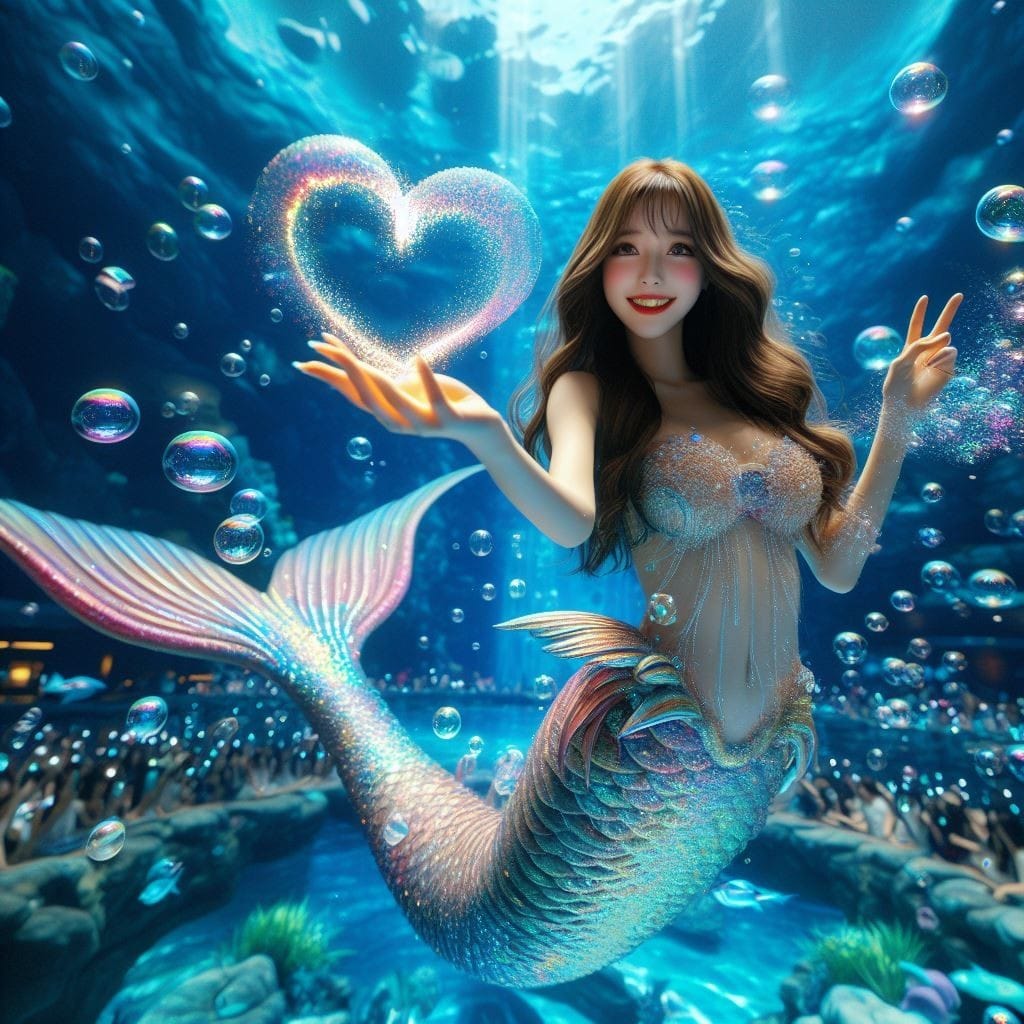 美人魚表演