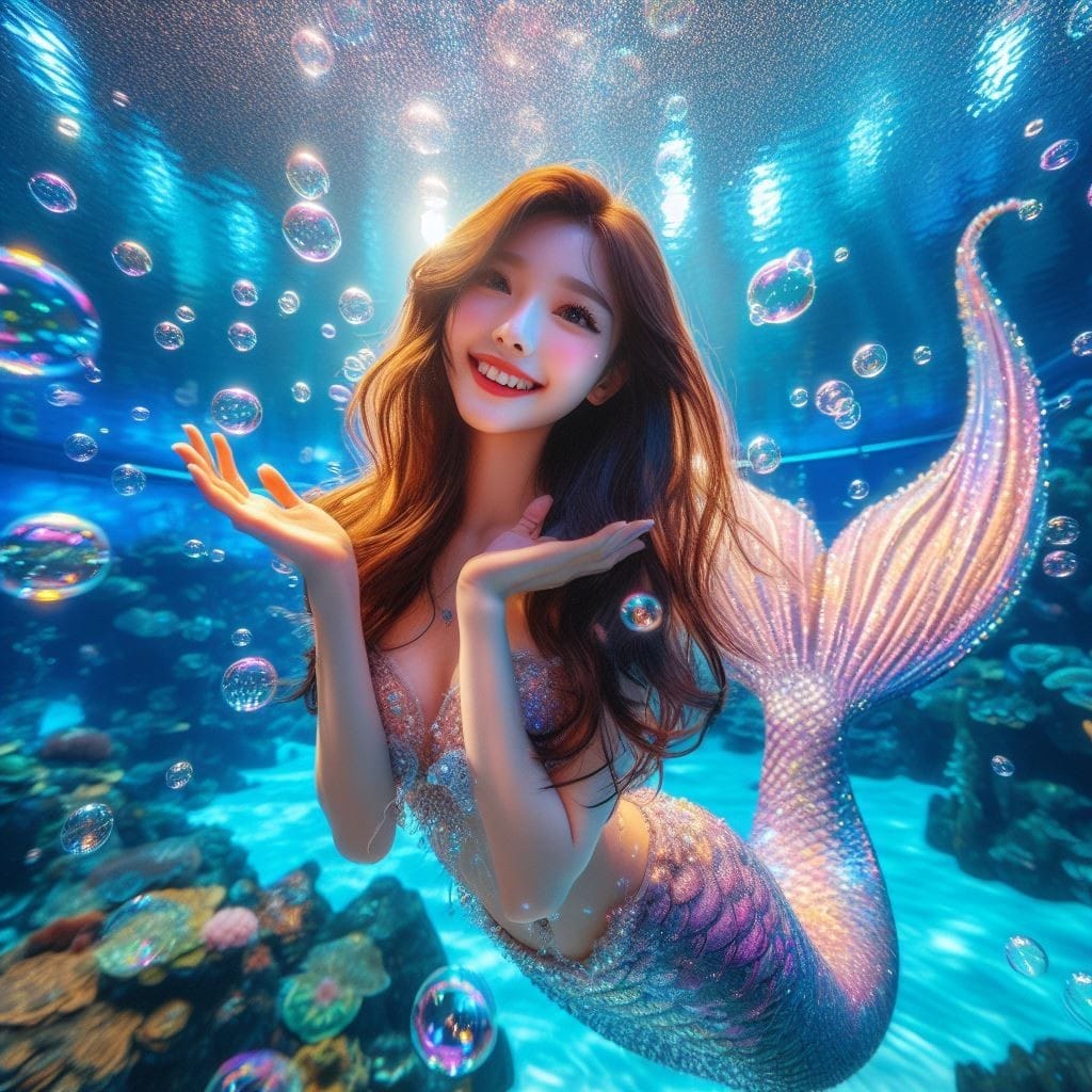 美人魚表演