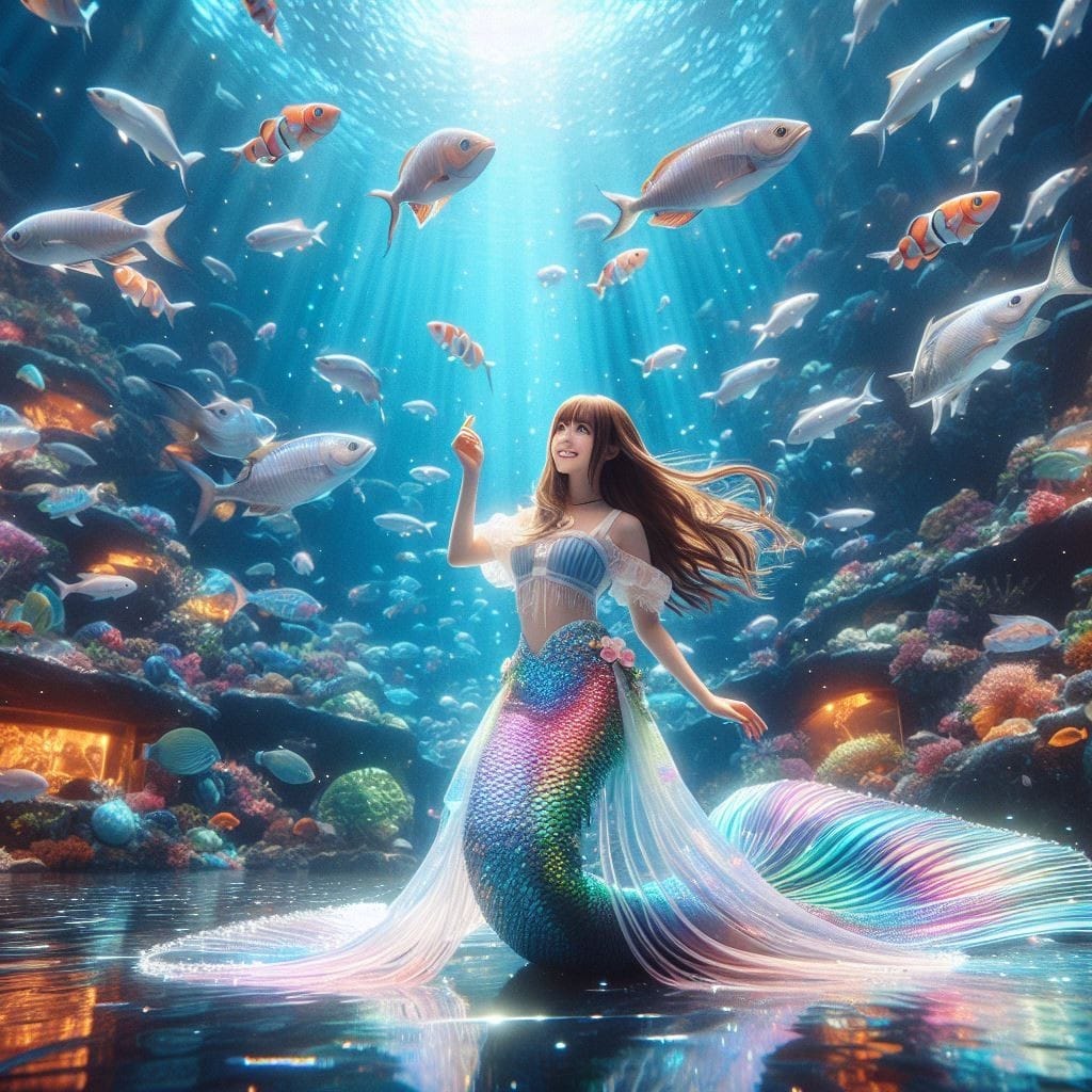 美人魚表演