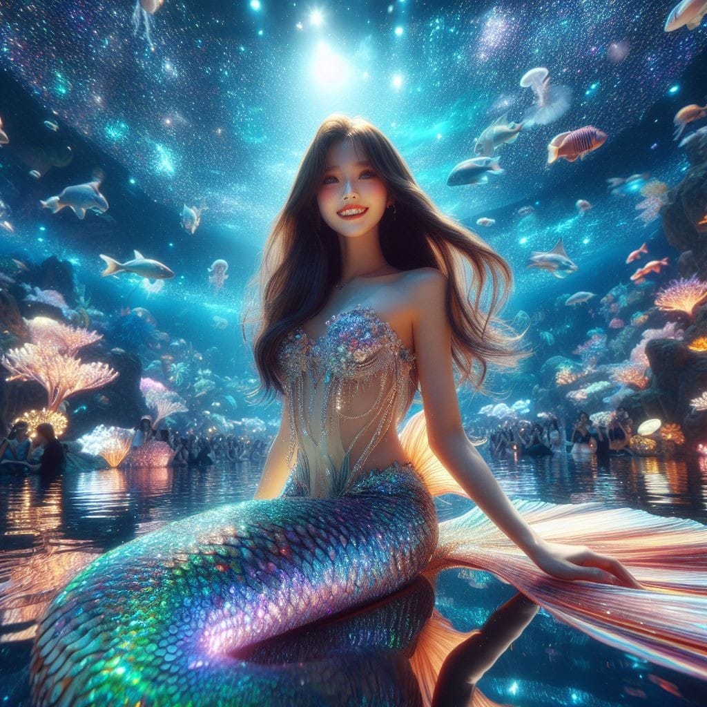美人魚表演