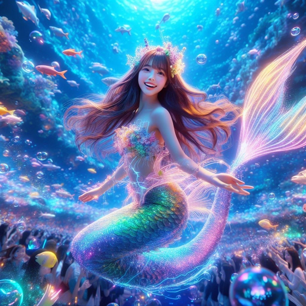 美人魚表演