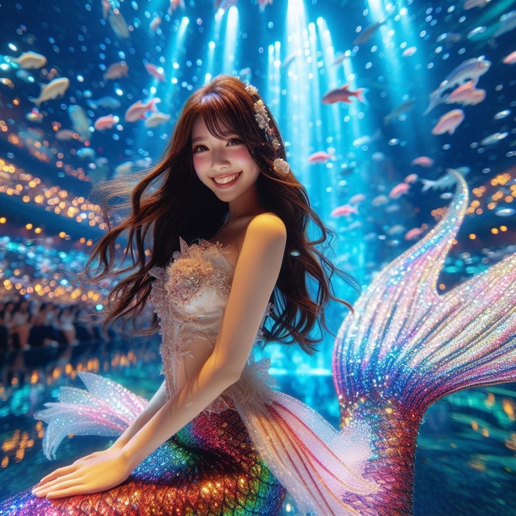 美人魚表演