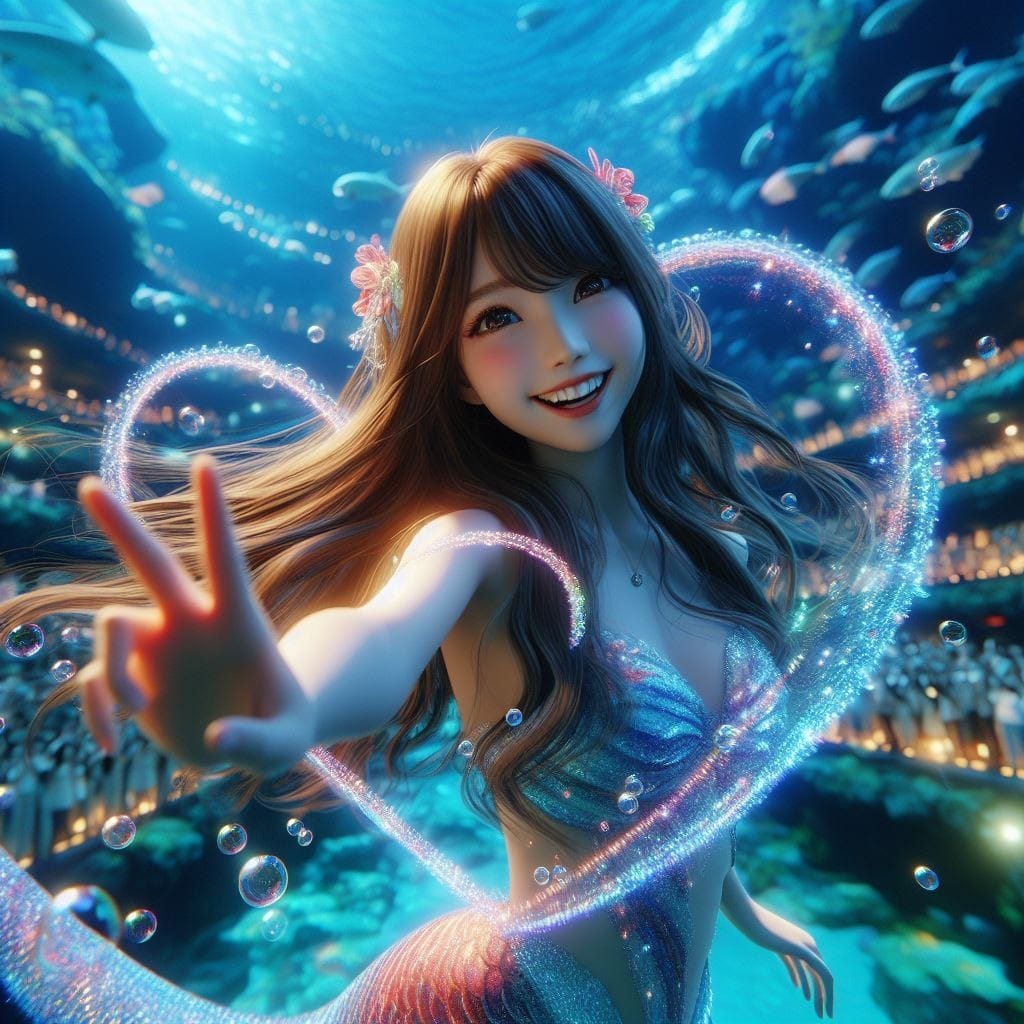 美人魚表演
