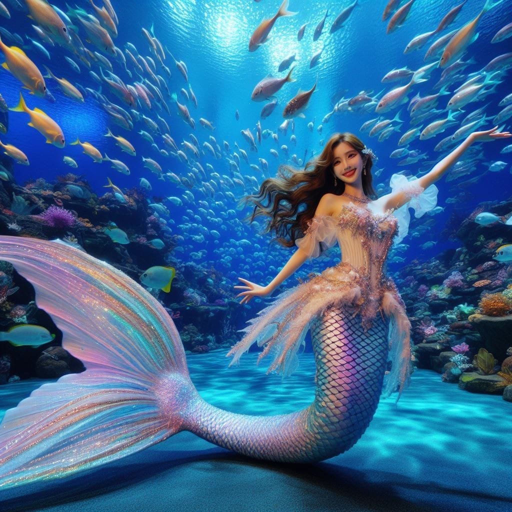 美人魚表演