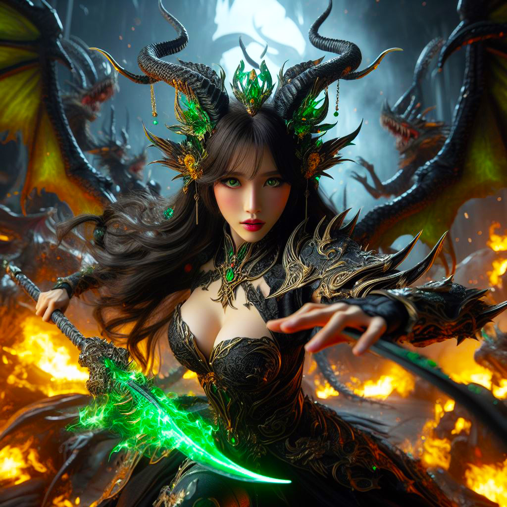 龍族化身成女戰士
