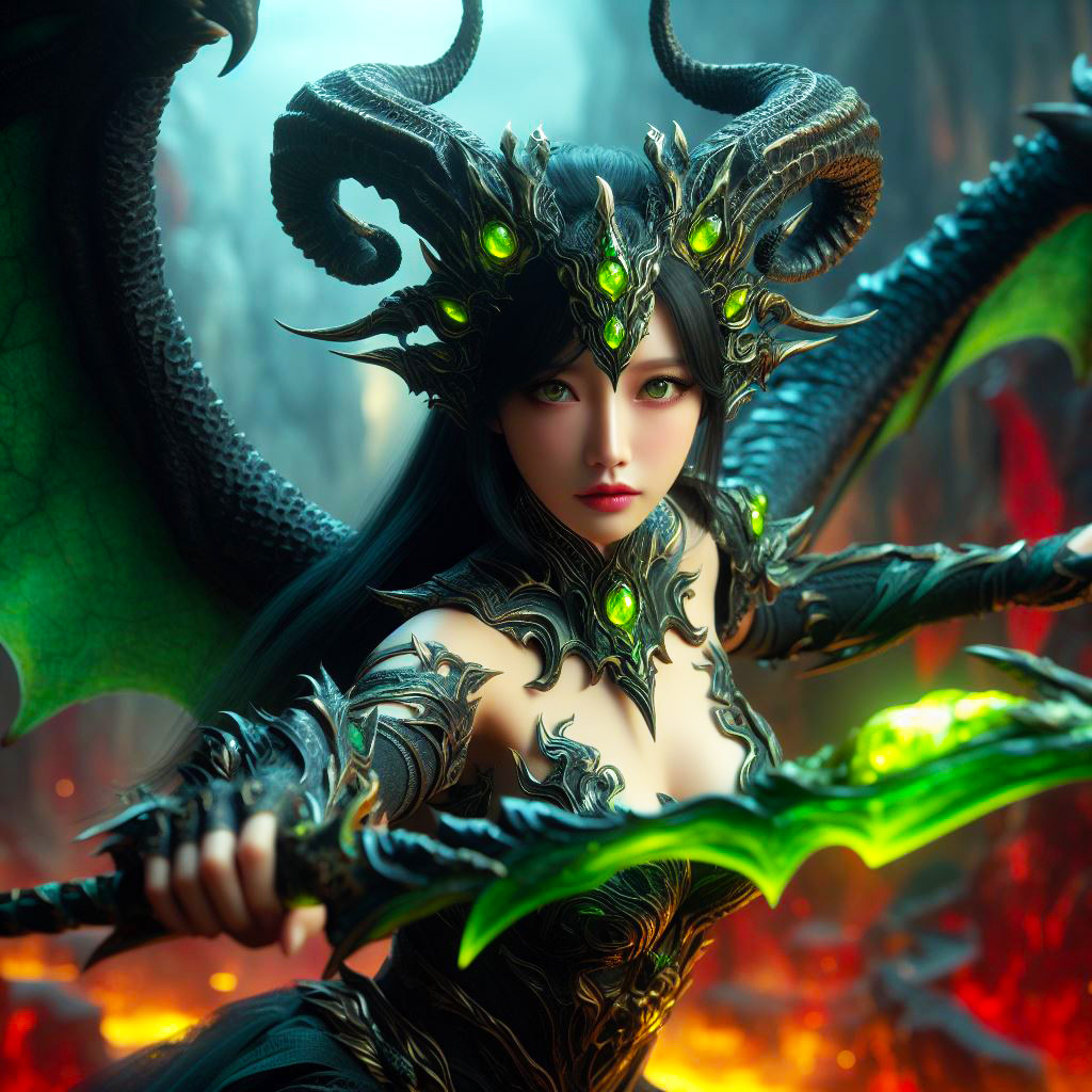 龍族化身成女戰士