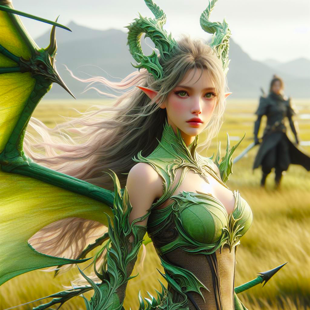 龍族化身成女戰士