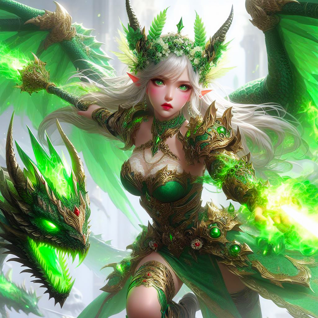 龍族化身成女戰士