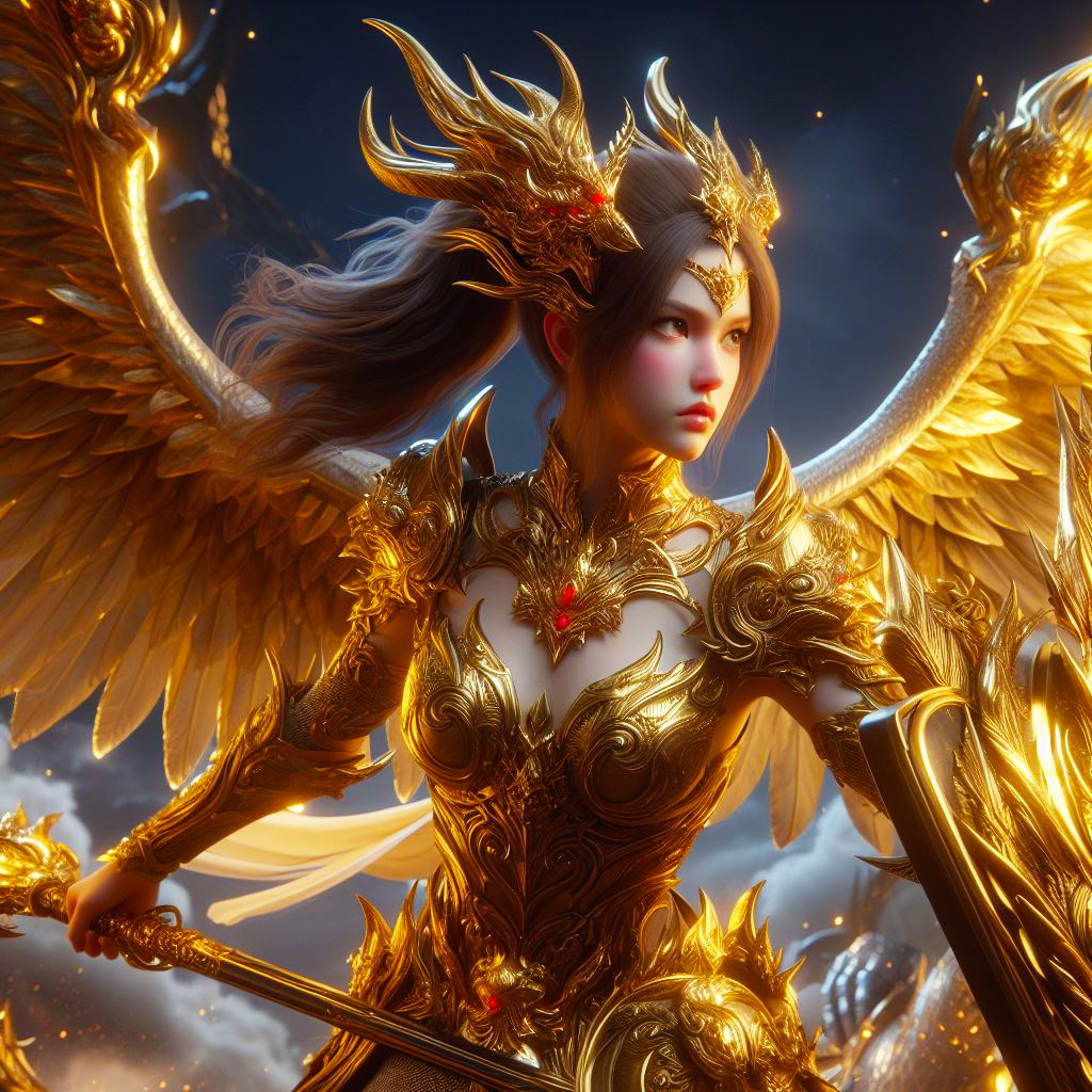 龍族化身成女戰士