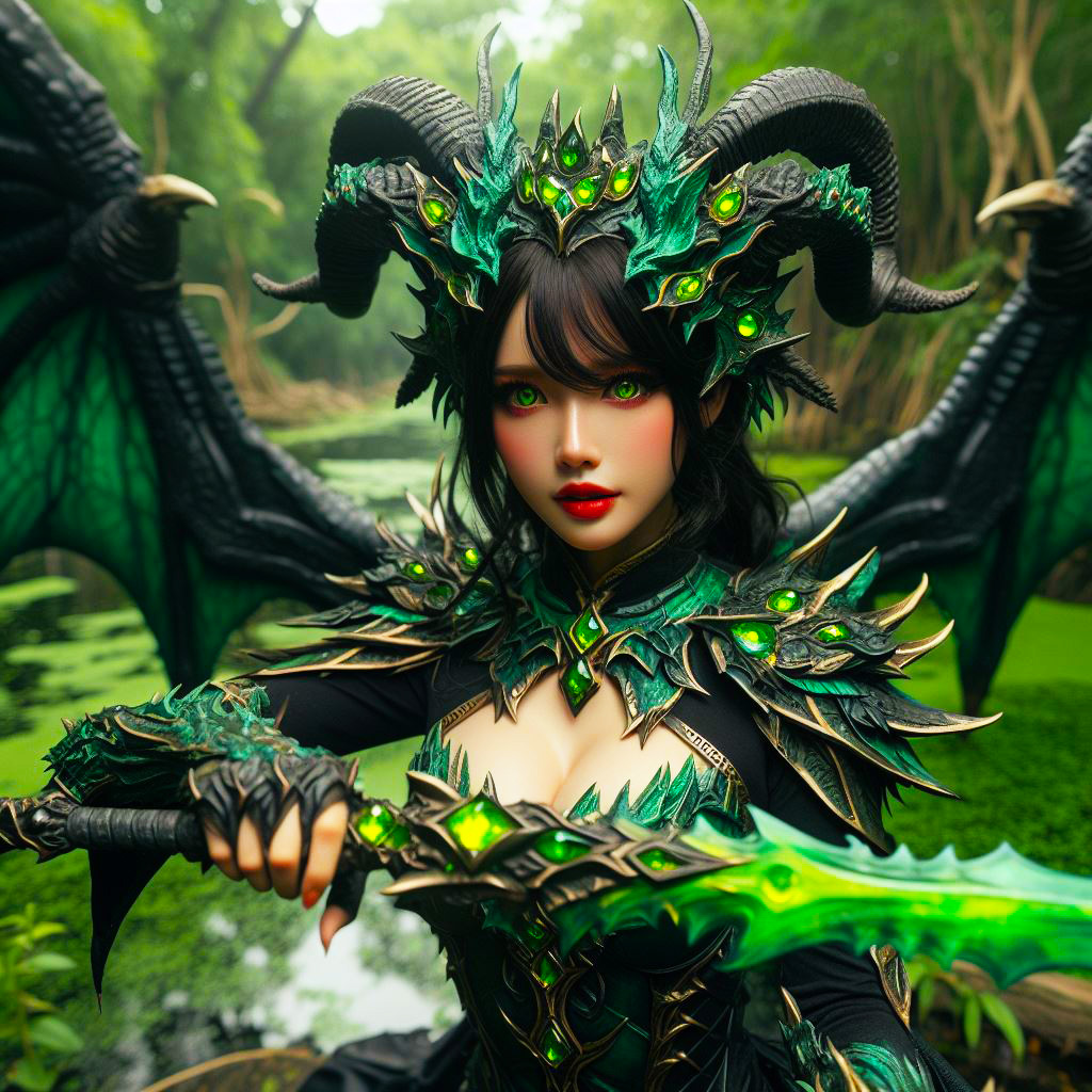 龍族化身成女戰士