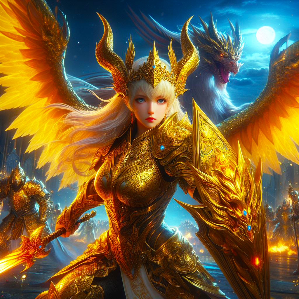 龍族化身成女戰士