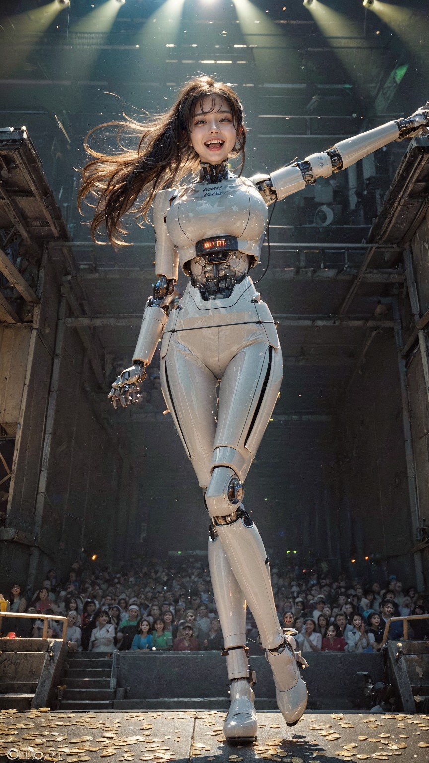 Android robot at concert hall2