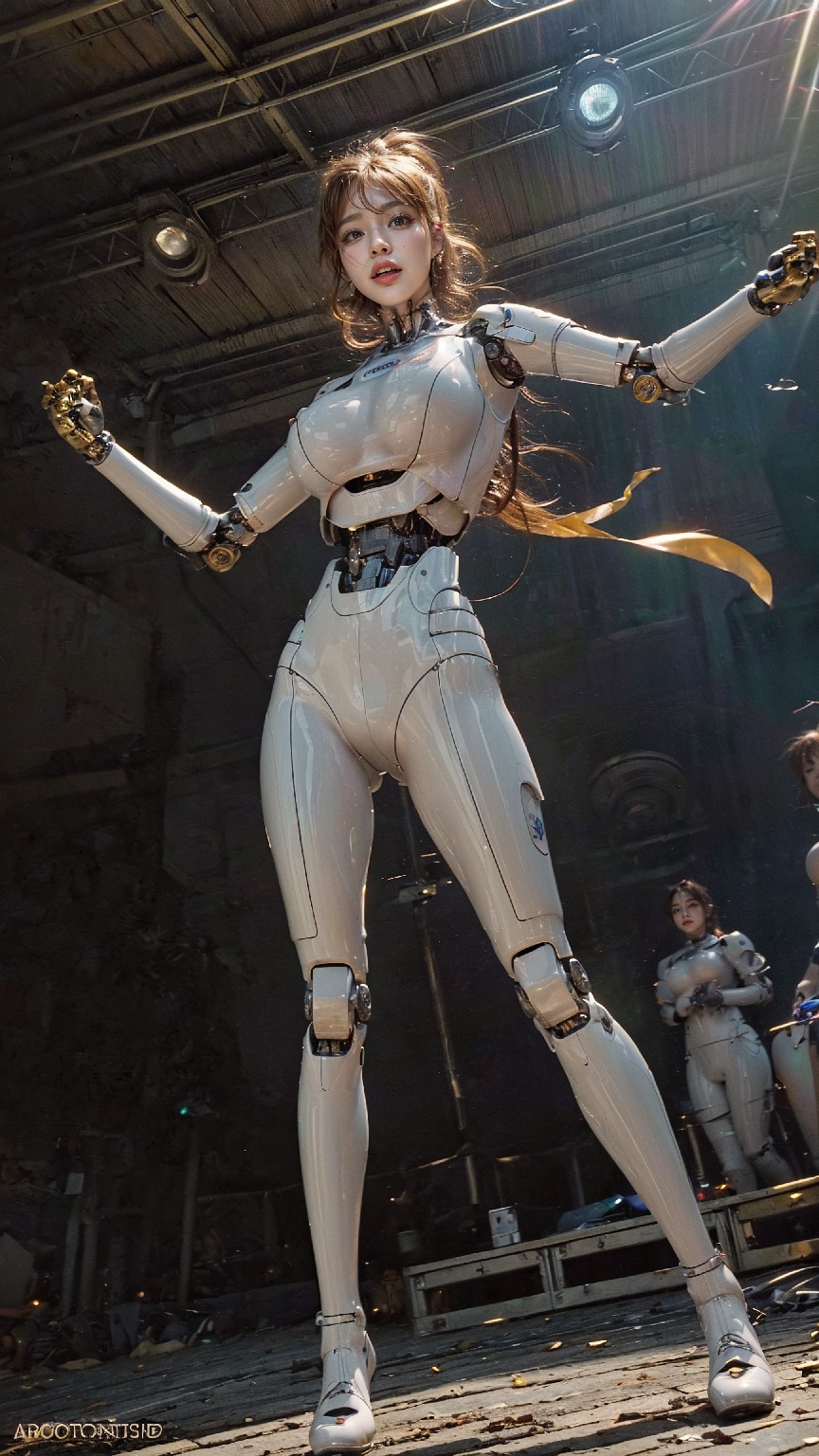 Android robot at concert hall2