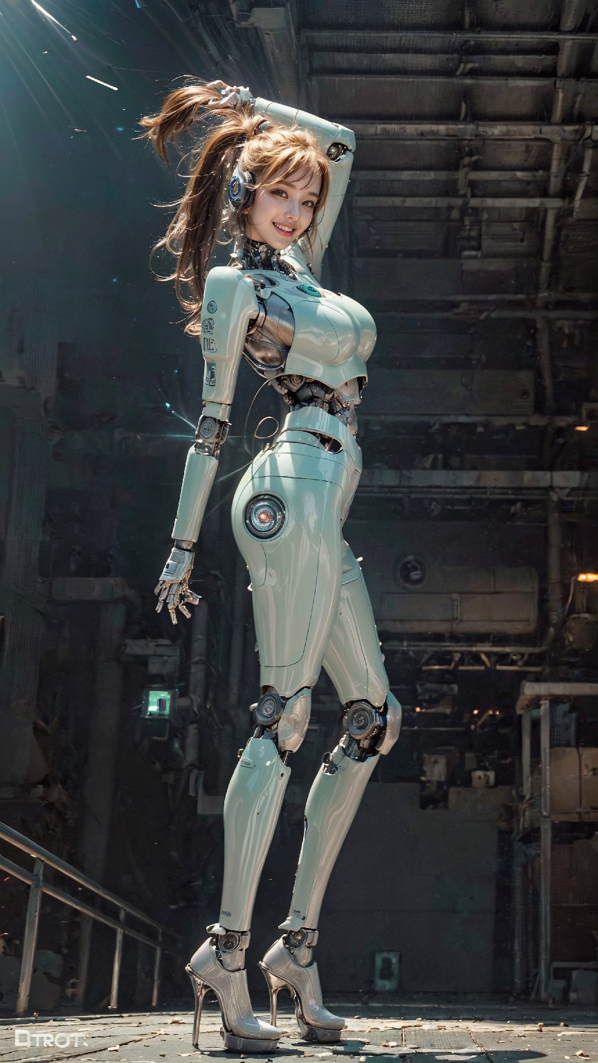 Android robot at concert hall2