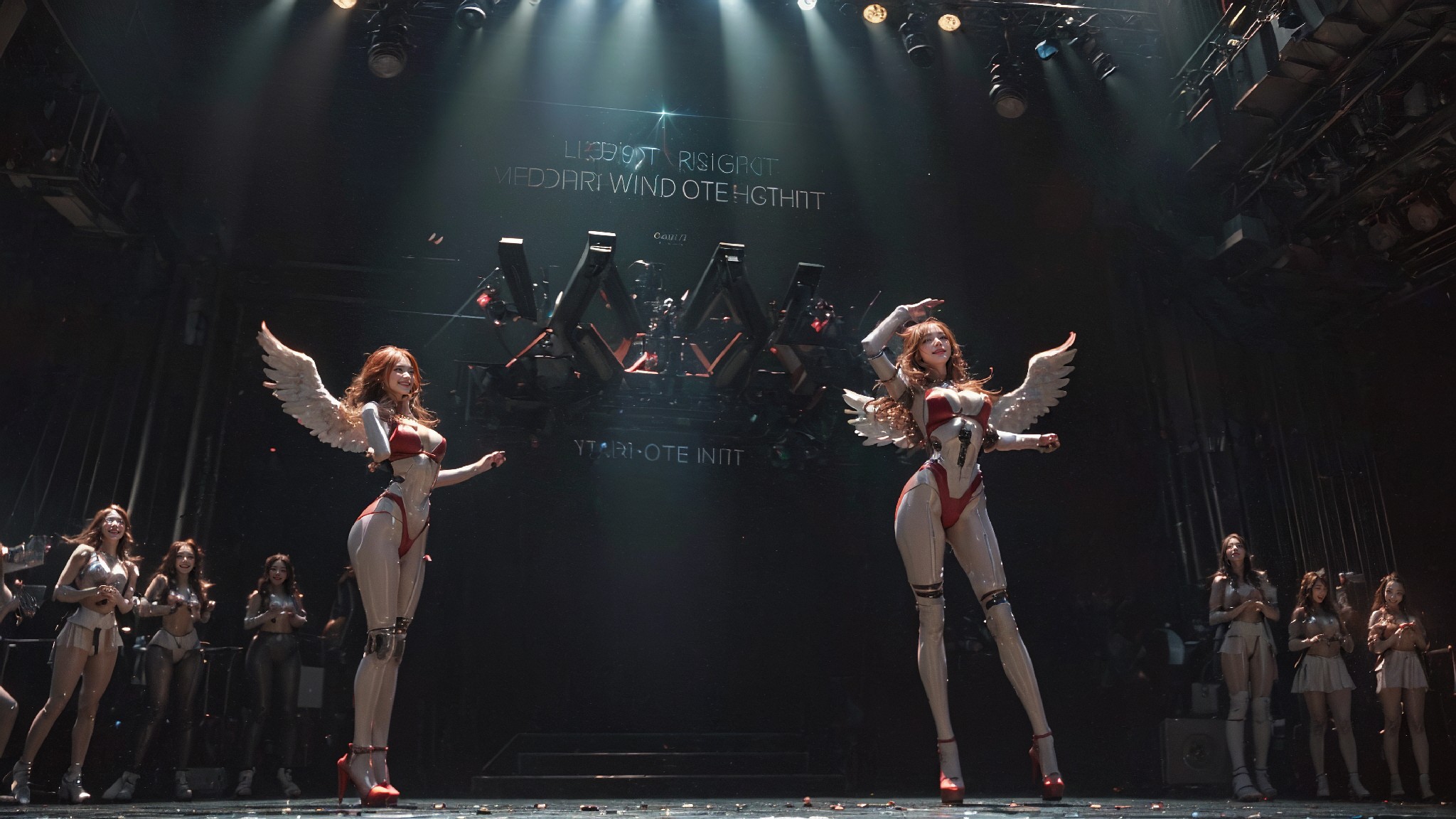 Android robot at concert hall2
