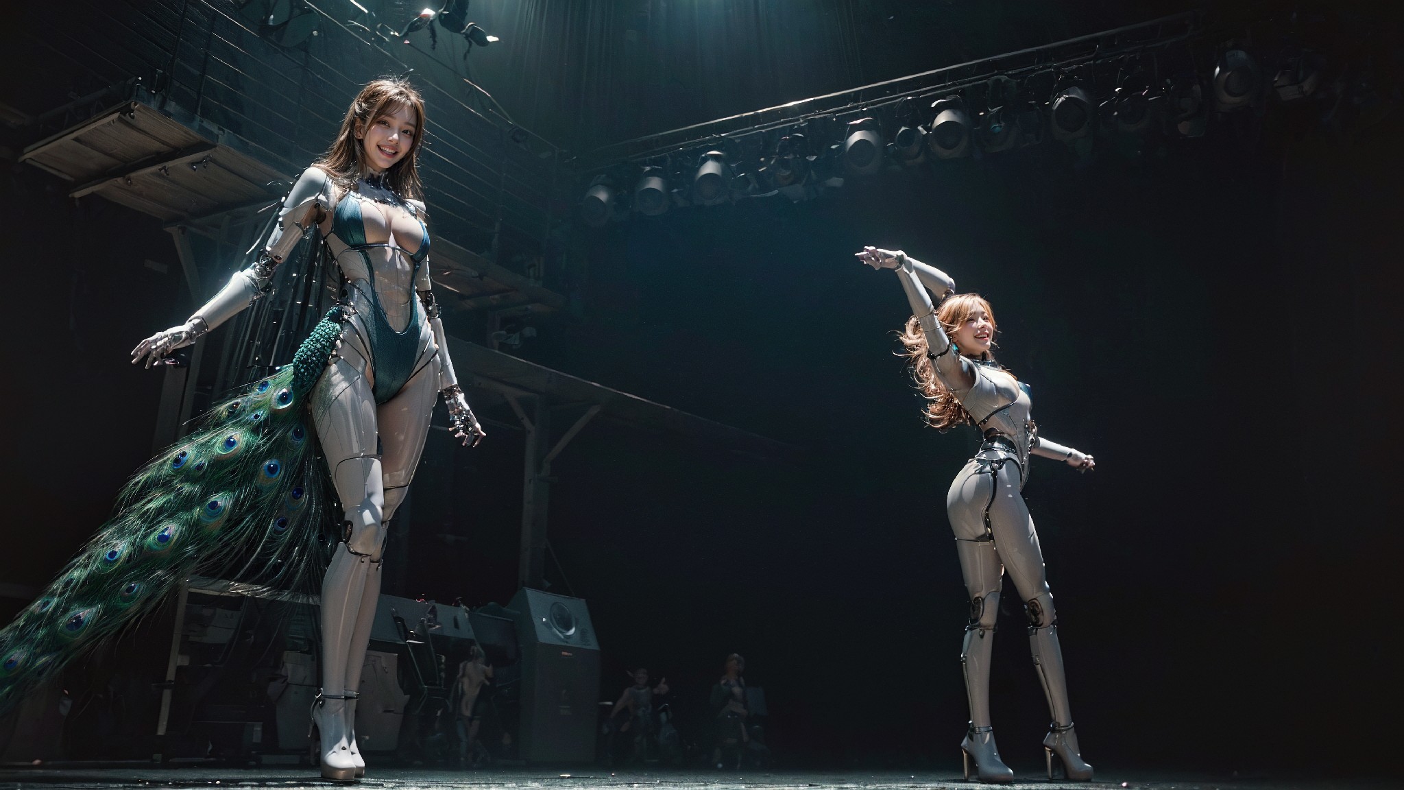 Android robot at concert hall2