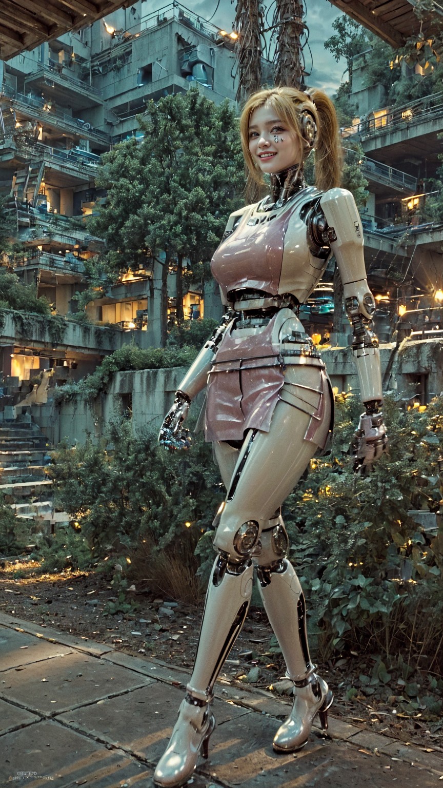 Android robot at hydroelectric power plant1