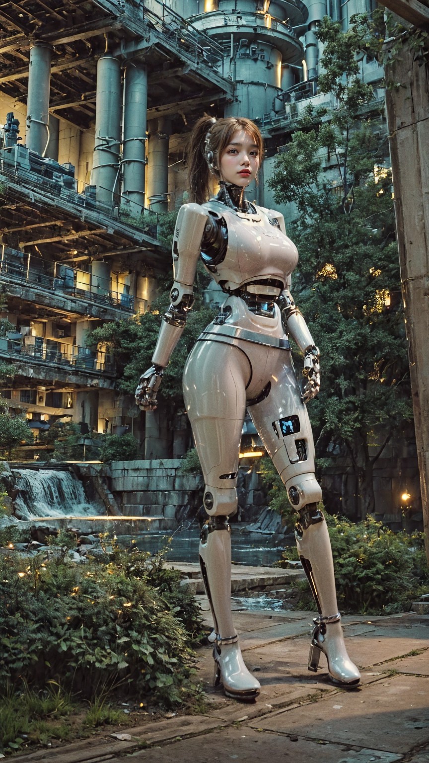 Android robot at hydroelectric power plant1