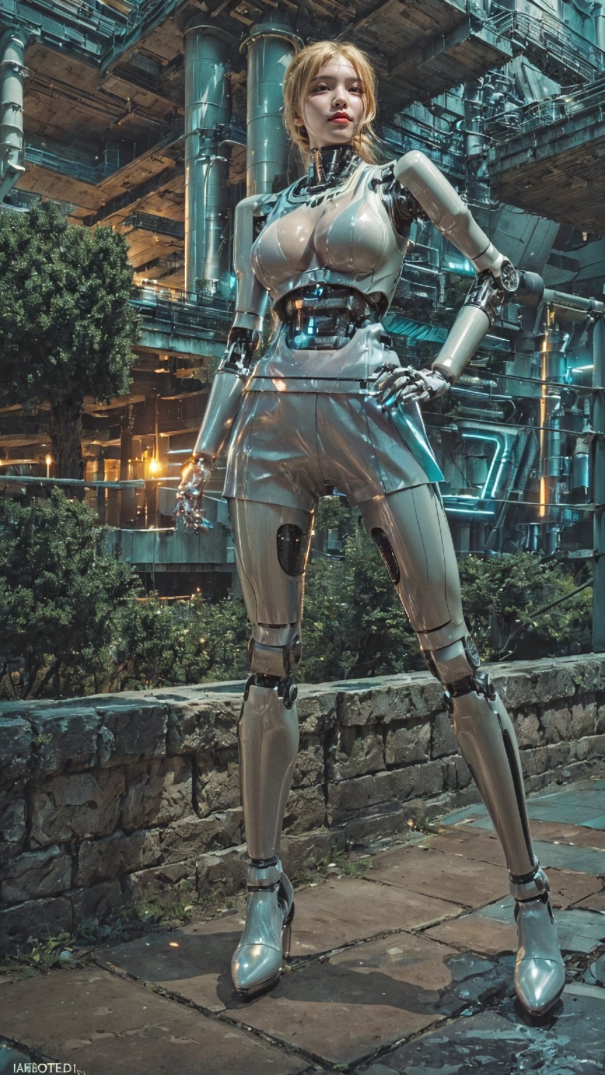 Android robot at hydroelectric power plant1