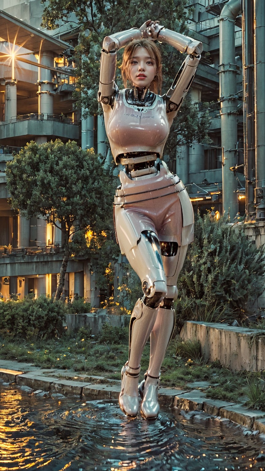 Android robot at hydroelectric power plant1