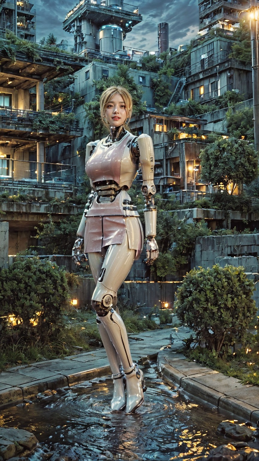 Android robot at hydroelectric power plant1