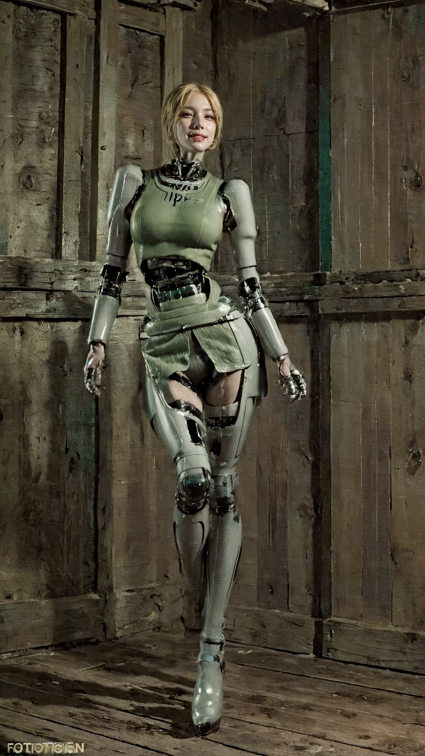 Android robot at hydroelectric power plant1