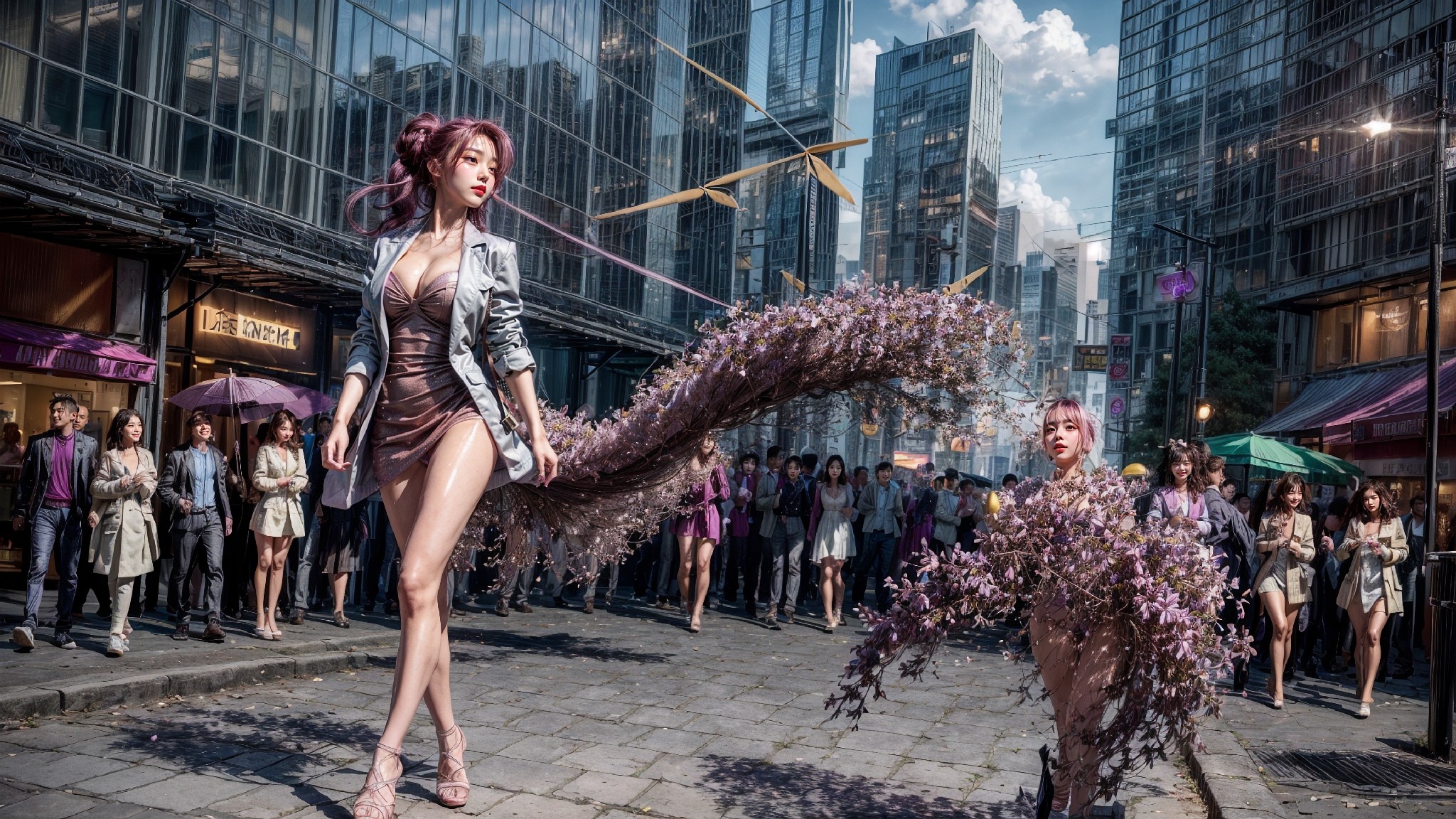 woman on city street1